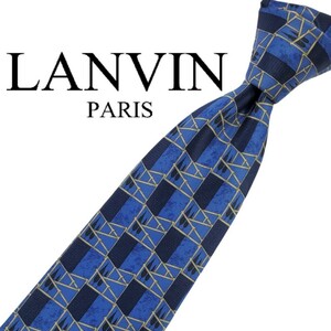 612/ 美品 LANVIN ランバン 中古 ネクタイ ネコポス可