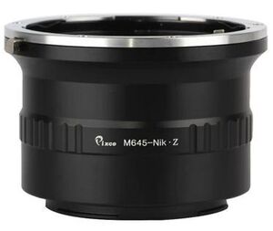 マミヤ 645 MAMIYA 645レンズ → ニコンZ Nikon Zマウントアダプター Z9 Z8 Zf Zfc Z7II Z6II Z5 Z50 Z30