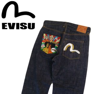 着用少 極美 希少 EVISU 2001 OSAKA TOKYO 1991 MYDE 赤耳 デニムパンツ ジーンズ W34 エヴィス エビス ヤマネ リーバイス 501XX 2407318