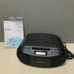 か3 ソニー CDラジカセ レコーダー CFD-S70 : FM/AM/ワイドFM対応 録音可能 ブラック CFD-S70 B