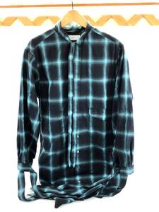 ○SUGARHILL OMBRE RIBBON LONG SHIRT シュガーヒル 長袖シャツ 20SSSH04 中古品○