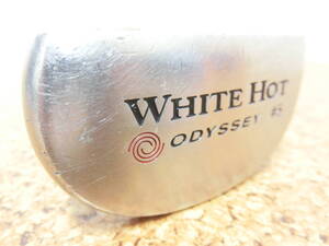 希少 名器♪ODYSSEY オデッセイ WHITE HOT #5 3ドット ホワイトホット パター 34インチ 純正スチールシャフト 中古品♪T1181