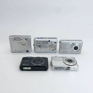 29【他にも出品中】デジタルカメラ 5台セット まとめ売り Panasonic Nikon Canon OLYMPUS デジカメ