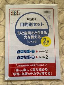 未使用品 視覚発達支援ドリルシリーズ 目的別セット 形と空間をとらえる力をきたえる 2冊セット 点つなぎⅠ・Ⅱ レベル2 小学校高学年向け