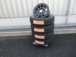 DAYTONA SS 16x7J +35 5-114.3 マットブラック/オレンジライン TOYO OPEN COUNTRY A/T EX 215/70R16 DELICA D5 アウトランダー CX5