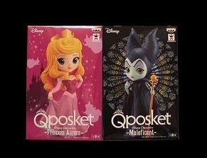 Qposket Disney Characters　Princess Aurora & Maleficent　 オーロラ ピンク ＆ マレフィセント レアカラー