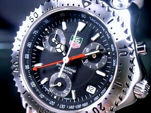 ス詳細：限定品 綺麗 TAGHEUER タグホイヤー LEONARDO 限定300/206 ブラック/グレー S/EL クロノグラフ 鑑定済