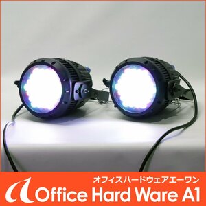 動作OK◎ ライブギア LiZ4 2灯セット / 4色フルカラー LEDズームバーライト / プラダンケース付 【中古】舞台 ステージ 照明 #S