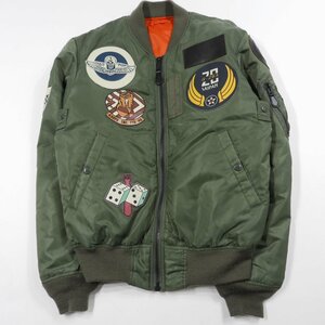 AVIREX アビレックス 6102172 MA-1フライトジャケット コマーシャルモデル TOP GUN Size L #25362 アメカジ レプリカ ミリタリー