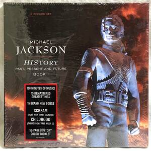 New Shield Shrink Unopened Unplayed US Original 3LP Michael Jackson History Past, Present And Future Book I シールド 未開封 新品