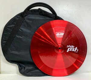 PAiSTe PST-7 18インチ チャイナシンバル ケース付き パイステ カラーシンバル イシバシオリジナル レッド 赤 CHINA ④ ※引取り可 □