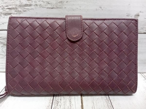 【BOTTEGA VENETA】 114074 V0013 折財布 財布 ボッテガ・ヴェネタ レディース 中古