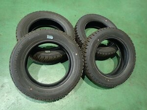 155/65R13 スタッドレスタイヤ4本　DUNLOP　WM02　2023年製　バリ山　24051607