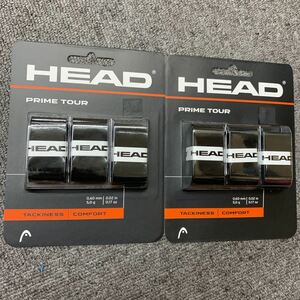 ☆【HEAD】プライム・ツアー（３本入）／285621　ブラック×２個セット v7