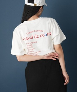 「GEVACO」 半袖Tシャツ MEDIUM ホワイト レディース