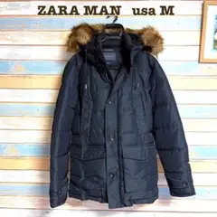 ZARA ザラ ダウンジャケット ダウンコート ファー M