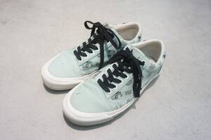 Brain Dead × Vans ブレインデッド バンズ オールド スクール スニーカー シューズ VN0A38G6N9E Old skool LX （BRA 26cm 青緑系 1115O