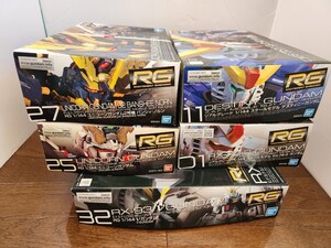 RG 未組立 バンダイ プラモデル ガンダム ユニコーン バンシィ デスティニー ニューガンダム ５体セット