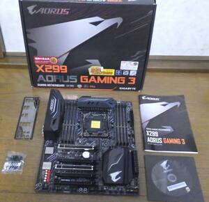 X299/ LGA2066 / GigaByte // X299 AORUS Gaming3 // ジャンクで 