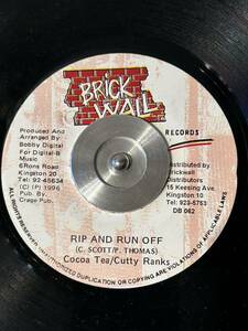 Cocoa Tea-Cutty Ranks / RIP AND RUN OFF (7