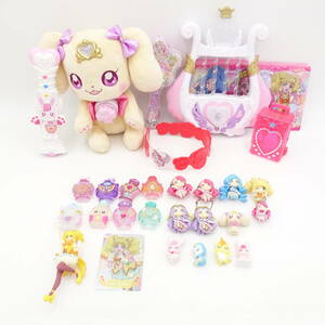 ヒーリングっどプリキュア 変身グッズ フィギュア おまとめセット/アースウィンディハープ エレメントボトル おしゃべりラテ 他/中古/14422