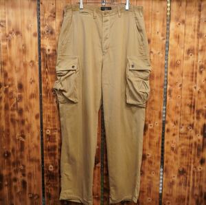 90s usa製　初期　黒タグ　RRL カーゴパンツ　W31/ralphlauren ラルフローレン　三ツ星タグ　ダブルアールエル