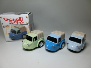 TAKARA タカラ ちびっこチョロＱコレクション VOL.5 ダイハツミゼット（３台）DAIHATSUミニカー