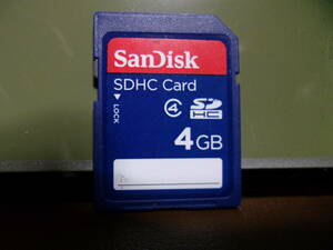 SanDisk SD/HDカード　4GB