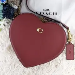 美品☆COACH　コーチ　ショルダーバッグ　クロスボディ　ハート　CE724