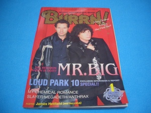 ★BURRN!★MR.BIG【2011年1月】SLAYER / AVENGED SEVENFOLD / OZZY OSBOURNE / Halford / チュリサス / Angra / CRADLE OF FILTH / Accept