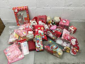 c0901-04★Hello kitty グッズ / 土鍋/ 小さなティーセット/ レターセット/ シール/ 巾着 / 小物類/ カードケース/ 他 大量まとめて