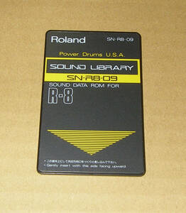 ★Roland SOUND LIBRARY SN-R8-09 Power Drums USA★OK!!★MADE in JAPAN★