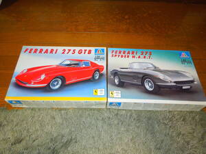  SITALERI イタレリ 1/24 FERRARI 275GTB / 275 SPYDER N.A.R.T 2箱まとめて 年数経過未組み立て品現状し 