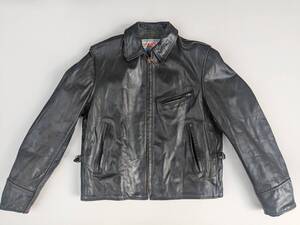 AERO　LEATHER　エアロレザー　ハーフベルト　ホースハイド　38　ブラック　90s　TALON