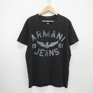 ARMANI JEANS アルマーニジーンズ 半袖 Tシャツ ロゴ プリント M 10098701