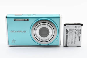 ☆年末セール☆★外観美品 完全動作品★ OLYMPUS オリンパス FE-4030 ライトブルー