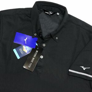 ●送料390円可能商品 ミズノ ゴルフ MIZUNO GOLF 新品 メンズ 吸汗速乾 ボタンダウン ポロシャツ [52JA905209-L]一 三 弐★QWER QQAA-20