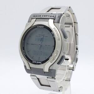 送料無料【電波】★カシオ★CASIO★データバンク★WAVE CEPTOR★多機能★WVA-200★メンズ/腕時計/アナデジ/クォーツ