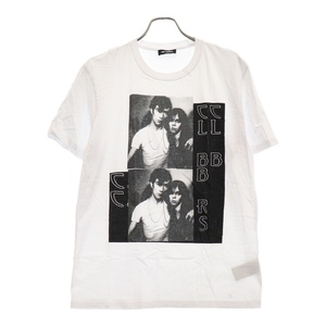 RAF SIMONS ラフシモンズ 19SS カップル コットンTシャツ 半袖カットソー ホワイト 191.110 19000-00010