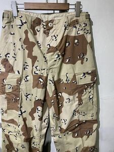 【即決】米軍 チョコチップカモ BDU カーゴパンツ 迷彩 CAMO USA アメリカ ミリタリー ARMY 古着 SMALL-REGULAR