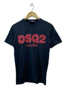 DSQUARED2◆Tシャツ/XS/コットン/BLK/無地/s74gd0823