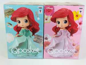 2個セット / ディズニー リトル・マーメイド アリエル フィギュア Qposket Q posket Disney Characters Ariel Princess Dress A B カラー