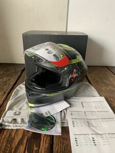 新品 未使用 AGV 限定モデル フルフェイスヘルメット K1 TRACK 46 バレンティーノロッシ XLサイズ 箱付 ヘルメットカバー付