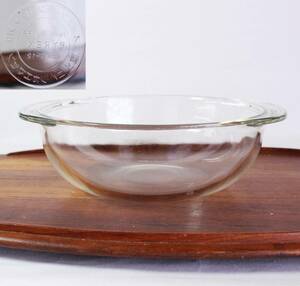 【送料無料】■ PYREX パイレックス クリア 透明 キャセロール 蓋無 耐熱ガラス IWAKI GLASS イワキグラス キャセロール 昭和レトロ 