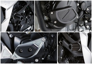 アグラス(AGRAS)　GSX-S750 ABS　レーシングスライダー　4点セット！　スタータータイプ+ジェネレーターBタイプ＋フレームタイプ