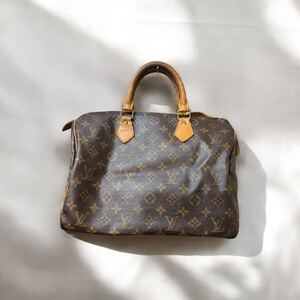 【現状品】LOUIS VUITTON モノグラム スピーディ35 ブラウン M41524 ハンドバッグ ミニボストンバッグ ルイヴィトン 中古 1円～