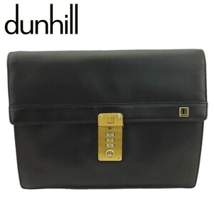 ダンヒル クラッチバッグ セカンド バッグ メンズ ロゴプレート dunhill 中古