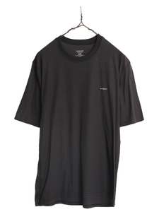 00s 05年製 USA製 パタゴニア キャプリーン 半袖 Tシャツ メンズ L 古着 00年代 オールド PATAGONIA アンダーシャツ ストレッチ ブラック