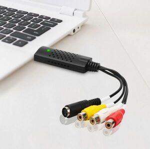EV033:ビデオオーディオキャプチャー USB2.0 デジタルコンバーター コンポジット/S端子対応