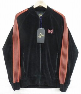 7T0986■未使用品 Needles RIB COLLAR VELOUR TRACK JACKET FK197C ニードルス ベロアトラックジャケット